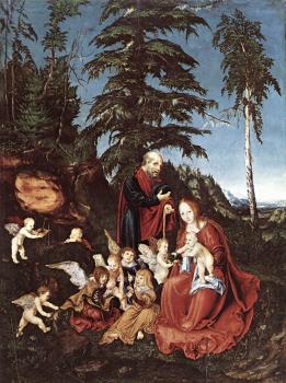 盧卡斯 伊爾 韋基奧 尅拉納赫 The Rest on the Flight into Egypt